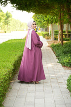 Haya Abaya Dark Lavendar
