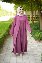 Haya Abaya Dark Lavendar
