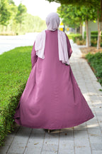 Haya Abaya Dark Lavendar