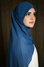 Zinc Blue Golden | Stone Hijab
