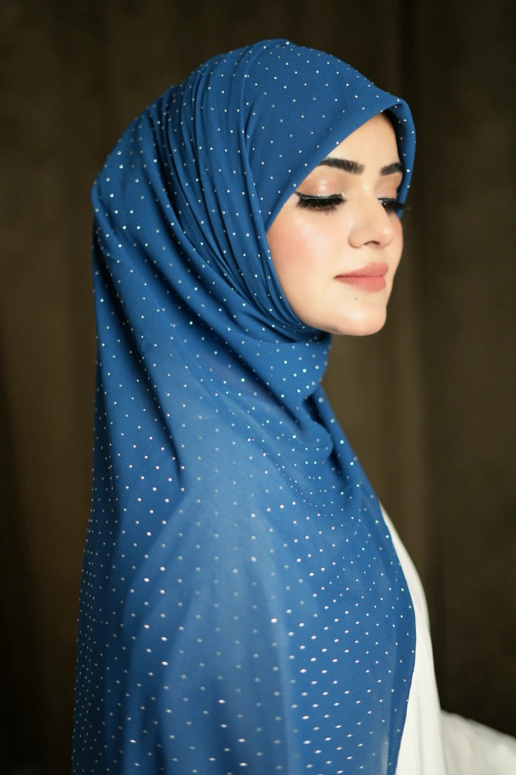 Zinc Blue Silver | Stone Hijab