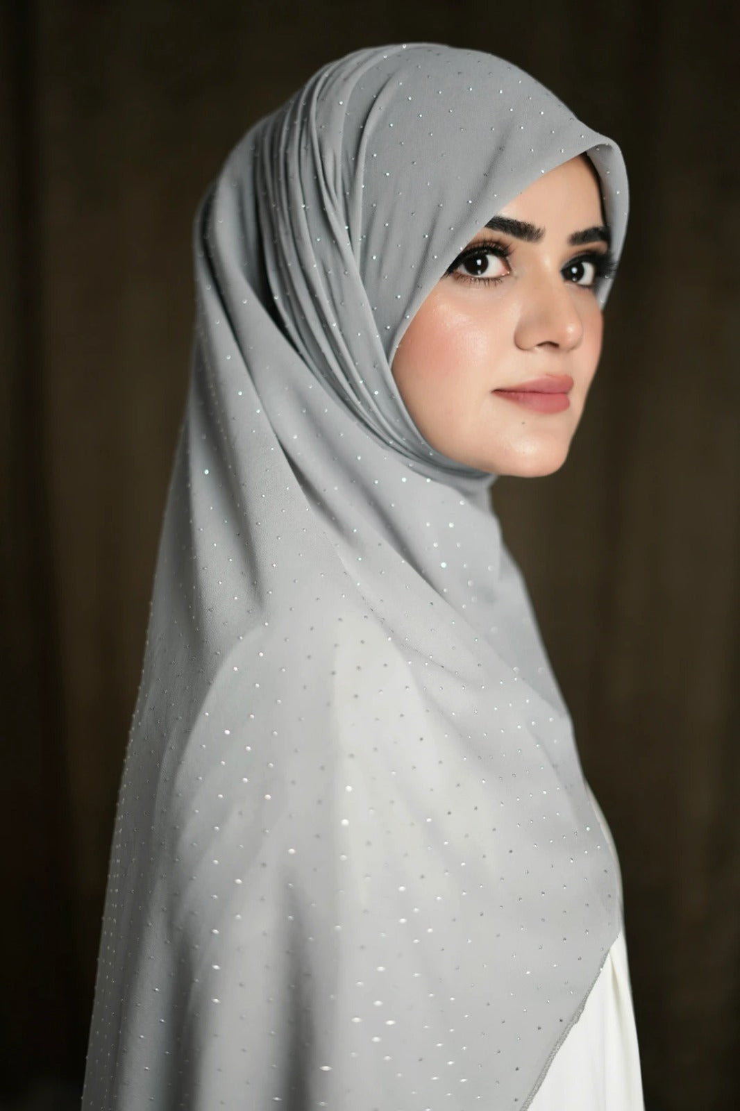 Grey White | Stone Hijab