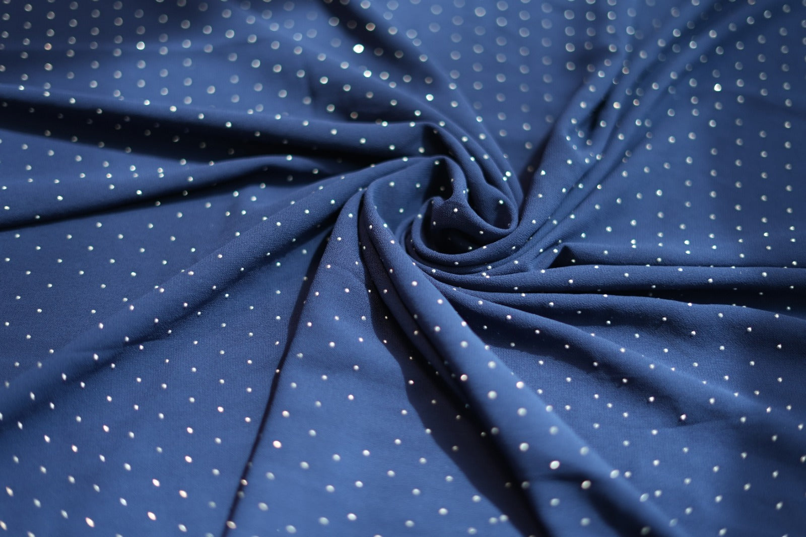 Navy Blue White | Stone Hijab