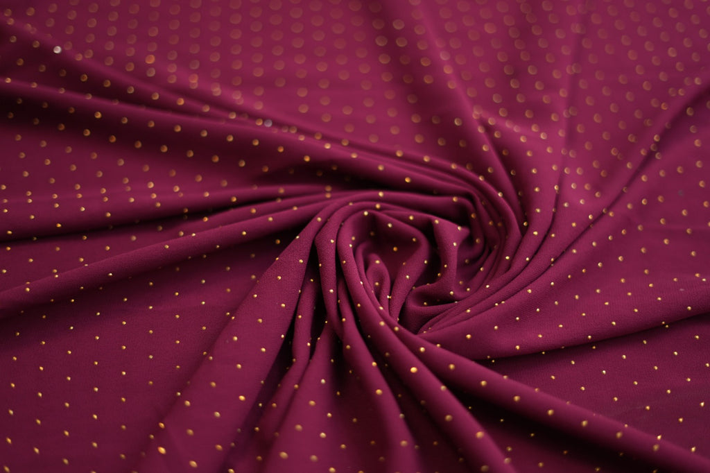 Mehroon Golden | Stone Hijab