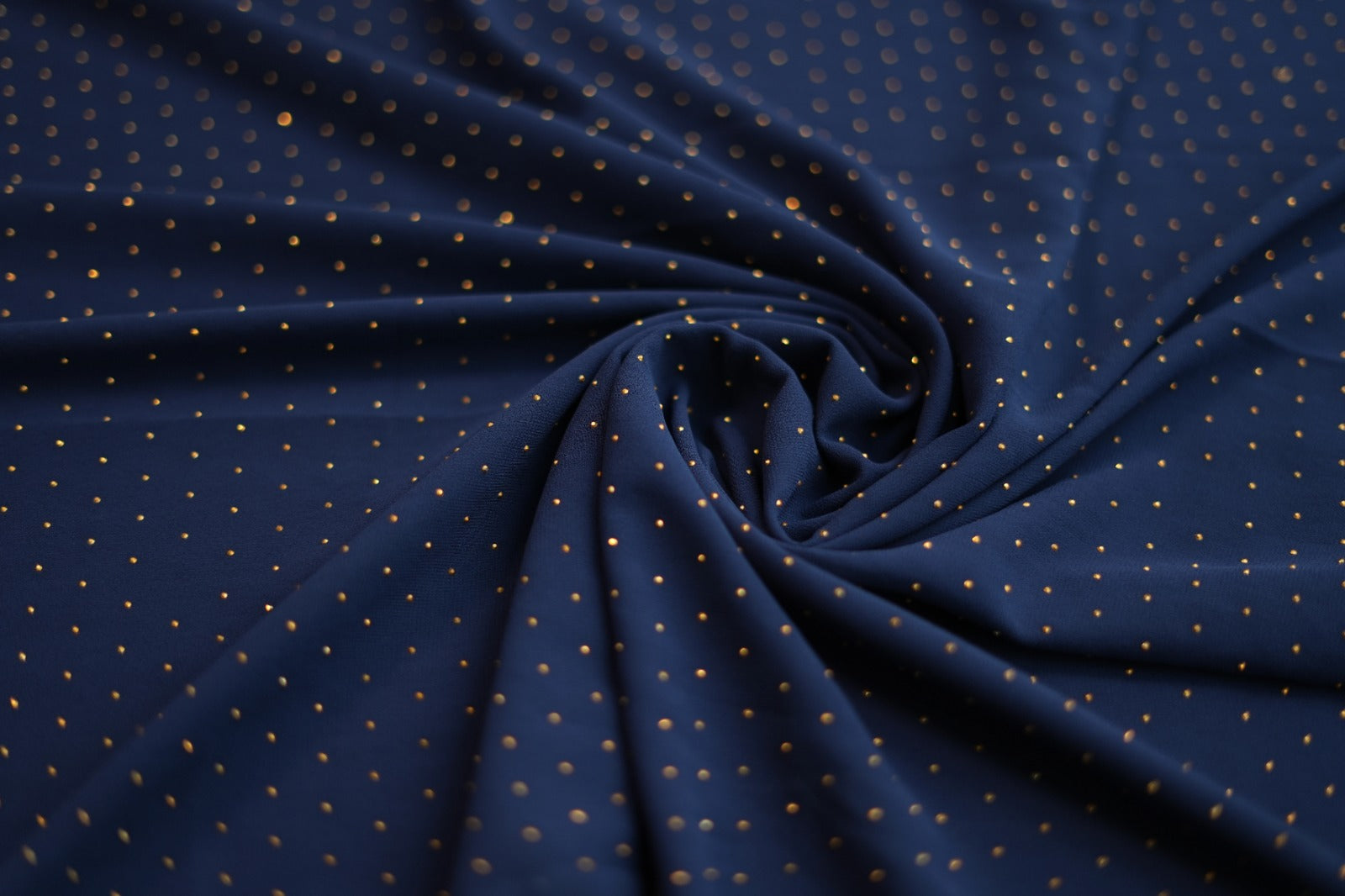 Navy Blue Golden | Stone Hijab