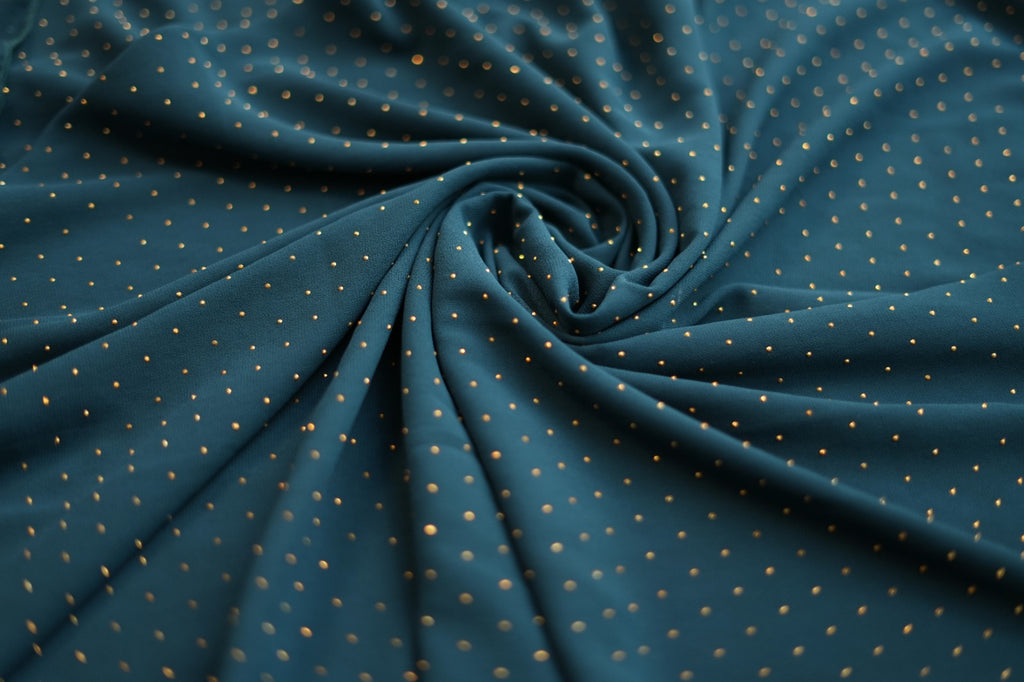 Zinc Blue Golden | Stone Hijab