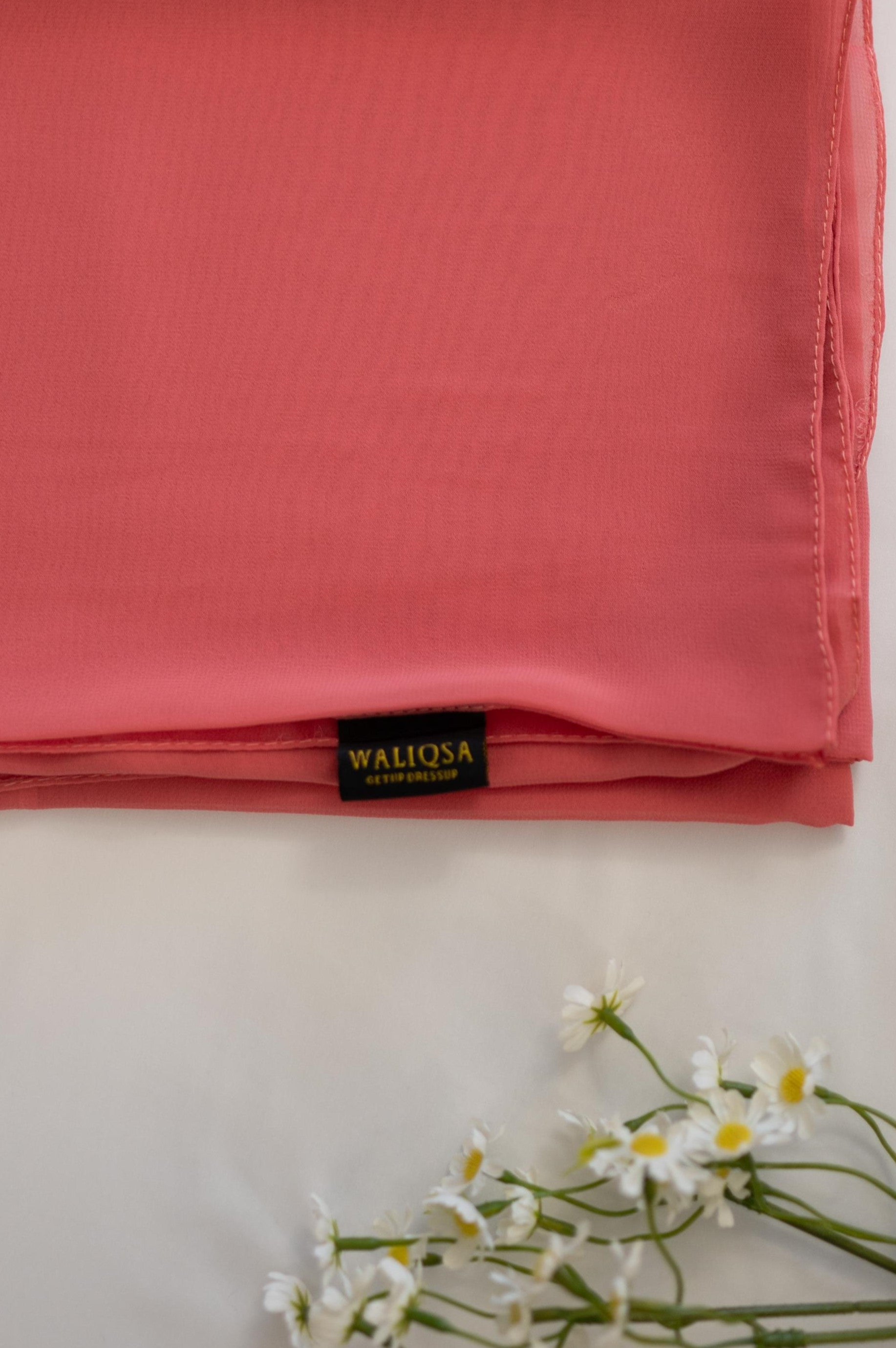 Plain Hijaab | Peach Pink